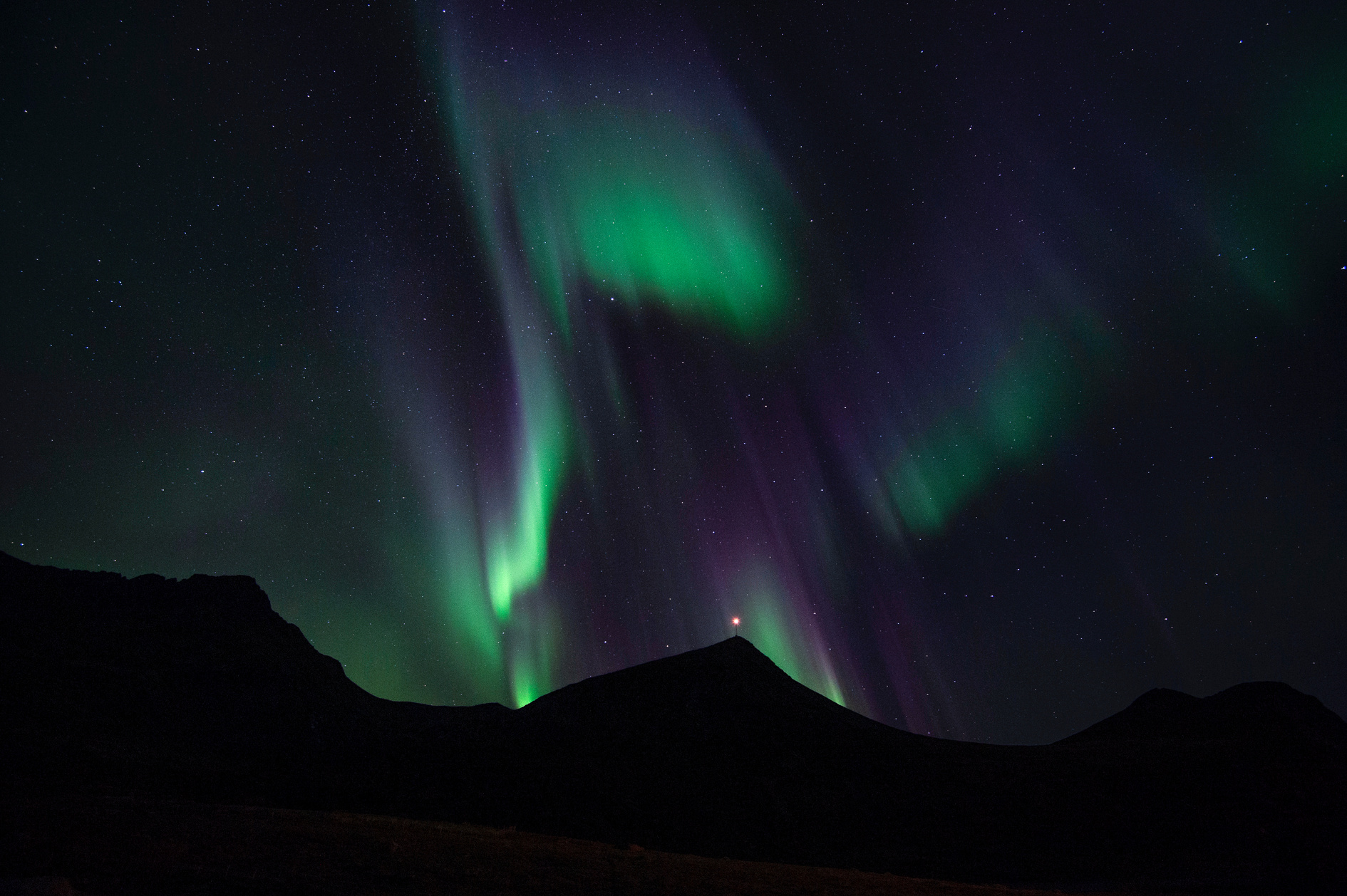 Scenic Photo Of Aurora During Night